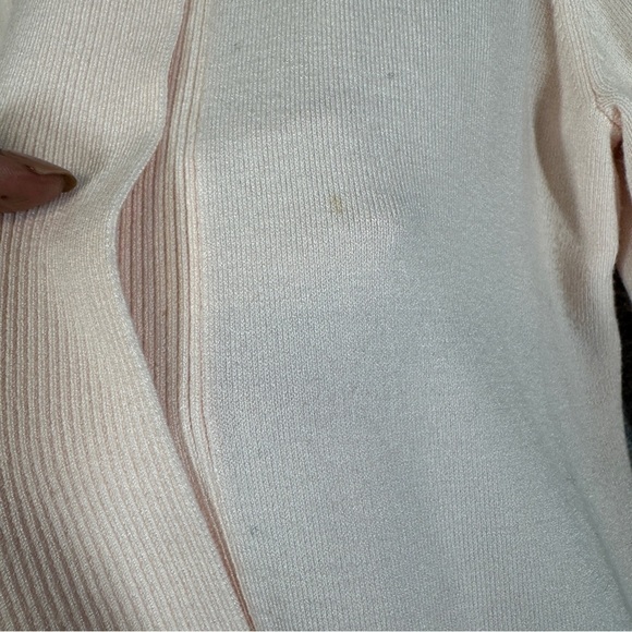 Ted Baker Pink Floral Back Cardigan Open Front Lightweight Sweater Size 1 - Picture 4 of 15